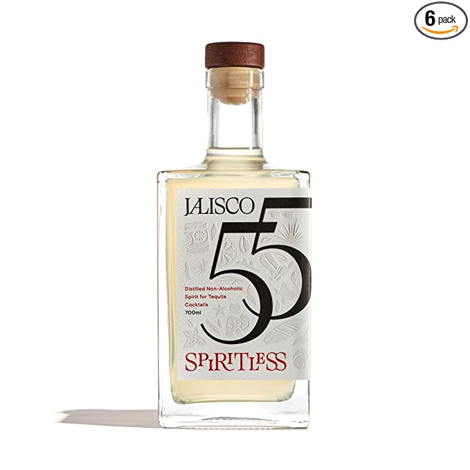 SPIRITLESS Jalisco 55 | Non-Alcoholic Tequila Spirit | Fully Distilled Mocktail & Cocktail Ingredient | For Halfsies or Fully Spiritless | Non-GMO & Vegan | 700ml Bottle - 850018886048