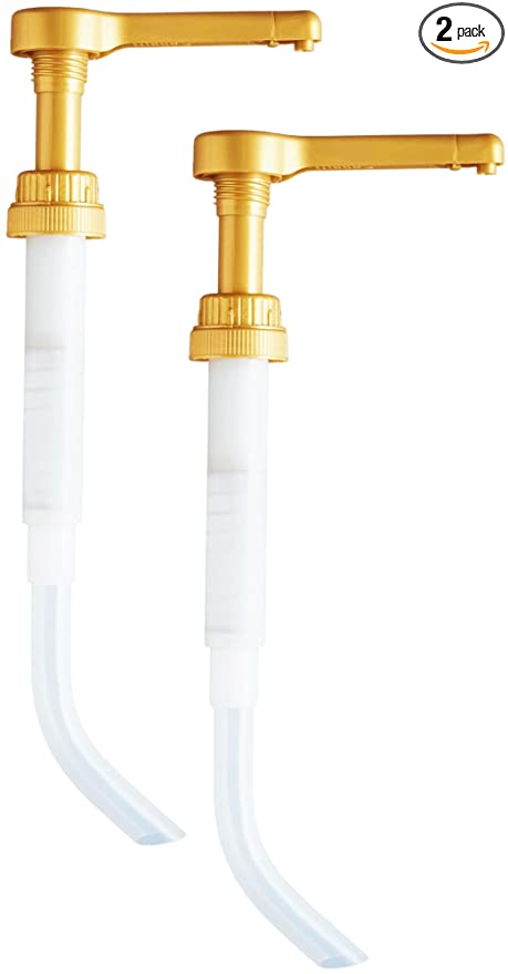 Sauce Pump Dispenser for Torani 64 Ounce Bottles (Pack of 2) - 850031763142