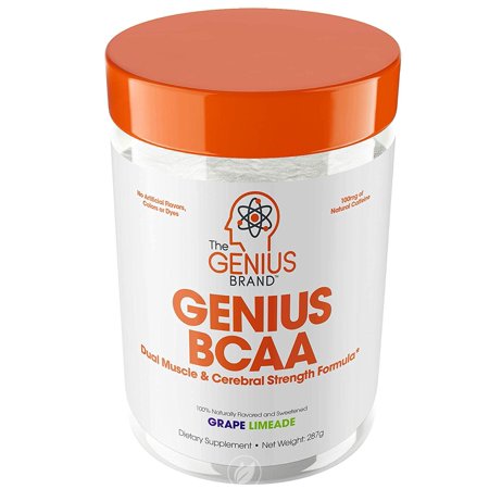 GENIUS BRAND Genius BCAA Powder - Grape Limeade 287 GM - 850098008170