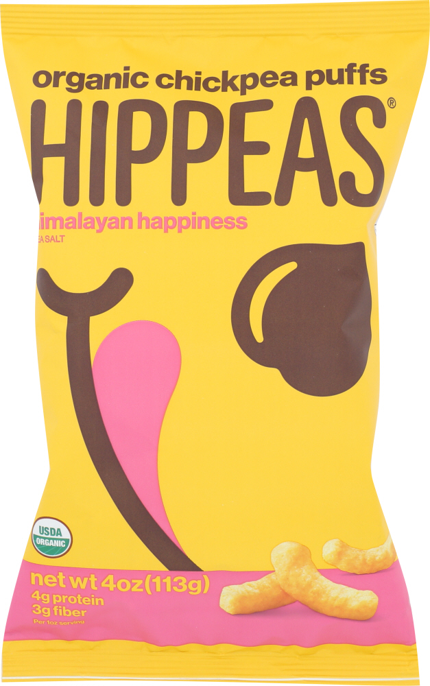 Sea Salt Himalayan Happiness Organic Chickpea Puffs - 850126007939