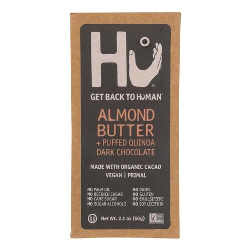 Hu - Dark Chocolate Bar Almond Butter Quinoa - Case Of 12-2.1 Oz - 850180006008
