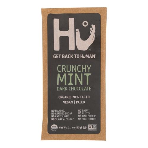 Hu - Dark Chocolate Bar Crunchy Mint - Case Of 12-2.1 Oz - 850180006022