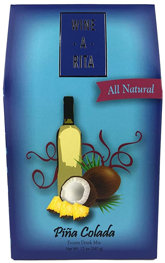 Wine-A-Rita Piña Colada Frozen Cocktail Mix, 12 Ounce Pack, Makes 72 Ounces - 850197004684
