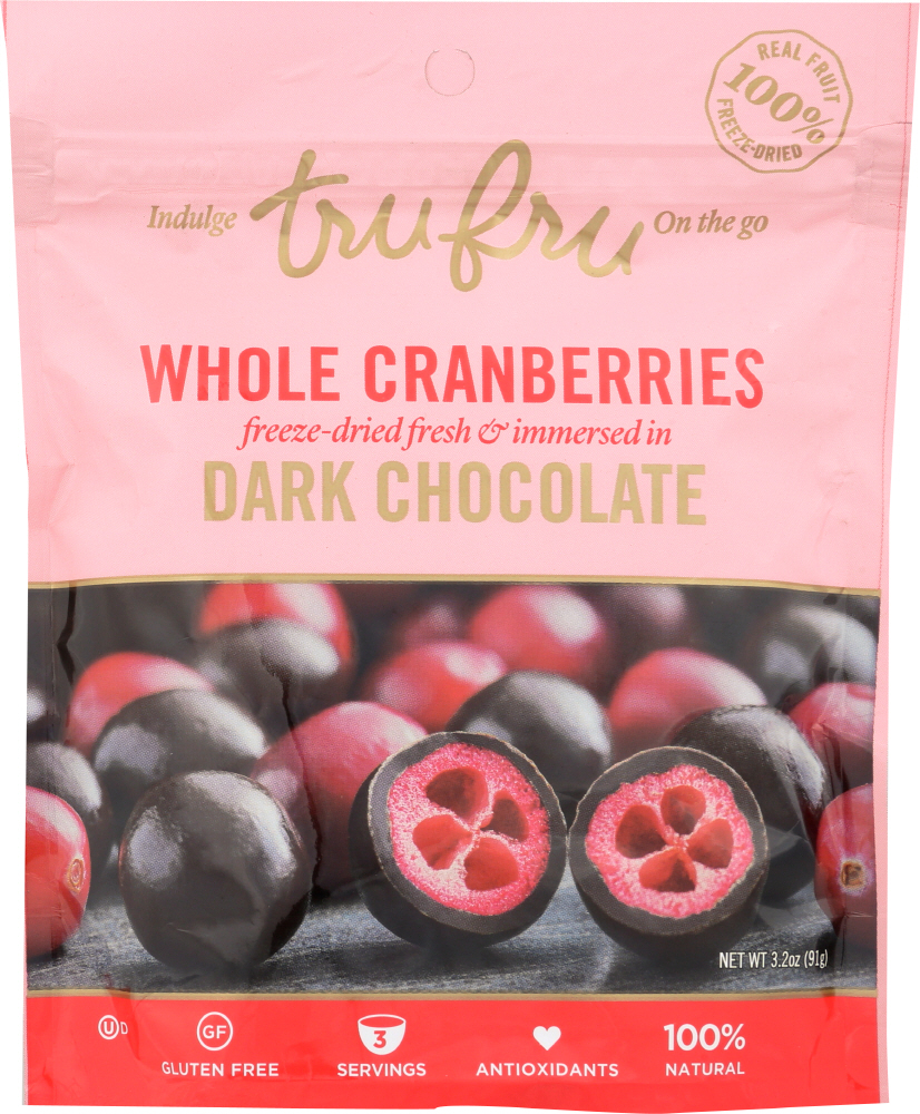 Whole Cranberries Dark Chocolate, Whole Cranberries - 850241008002