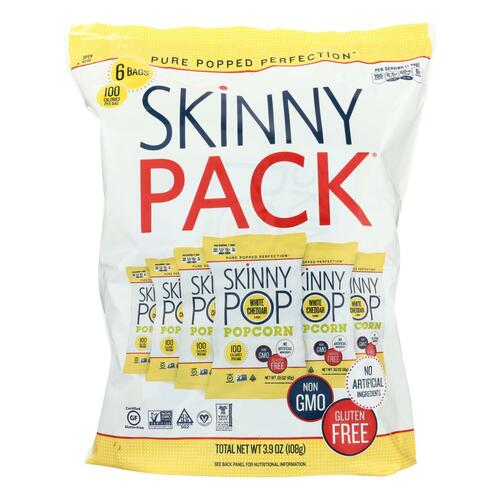 Skinnypop Popcorn Skinny Pop - White Cheddar - Case Of 10 - 0.65 Oz. - 850251004452