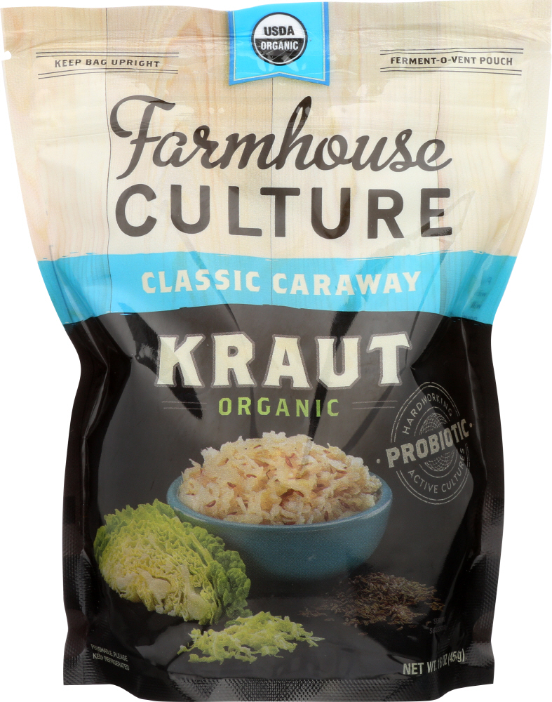 FARMHOUSE CULTURE: Kraut Classic Caraway, 16 oz - 0850273005253