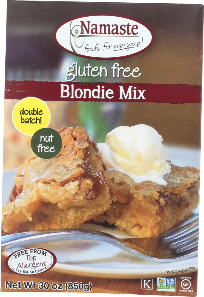 NAMASTE FOODS: Gluten Free Blondie Mix, 30 oz - 0850403000028