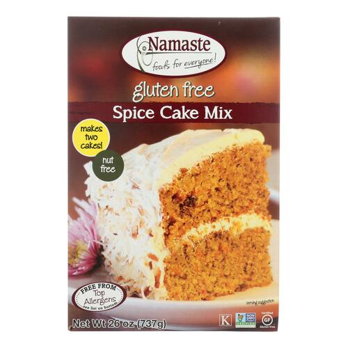NAMASTE FOODS: Gluten Free Spice Cake Mix, 26 oz - 0850403000066