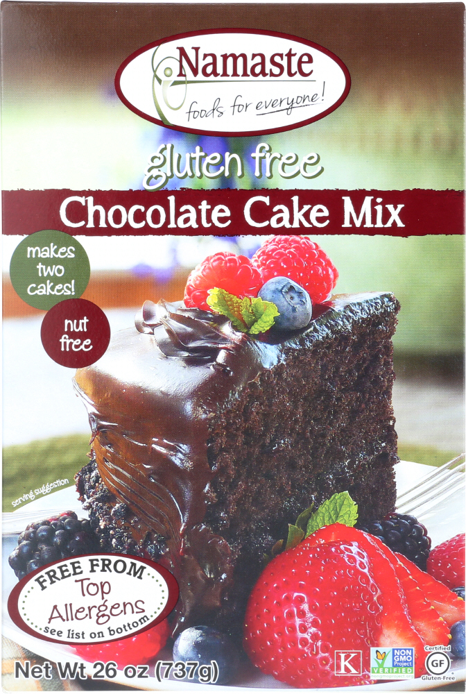 NAMASTE FOODS: Chocolate Cake Mix Gluten Free, 26 oz - 0850403000073