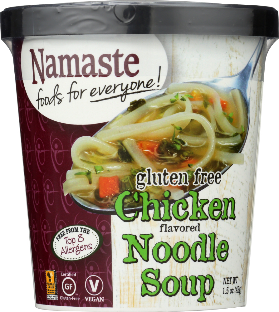 NAMASTE FOODS: Chicken Flavored Noodle Soup, 1.5 oz - 0850403000257