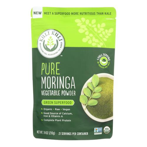 KULI KULI MO: Pure Moringa Vegetable Powder 7.4 Oz - 0850460005066