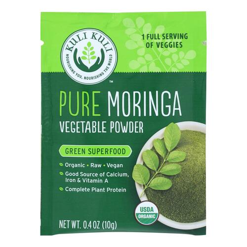 Kuli Pure Moringa Vegetable Powder - Case Of 20 - 0.4 Oz. - quinoa