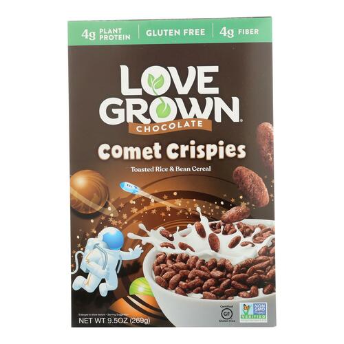  Love Grown, Comet Crispies Cereal, 9.5 oz - 850563002726