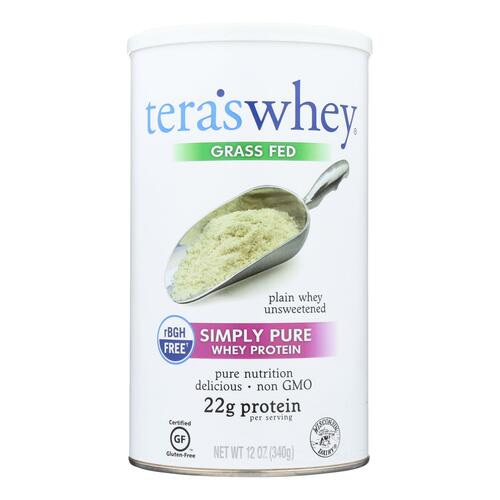 Tera's Whey Protein - Rbgh Free - Plain - Unsweetened - 12 Oz - 0850628002036