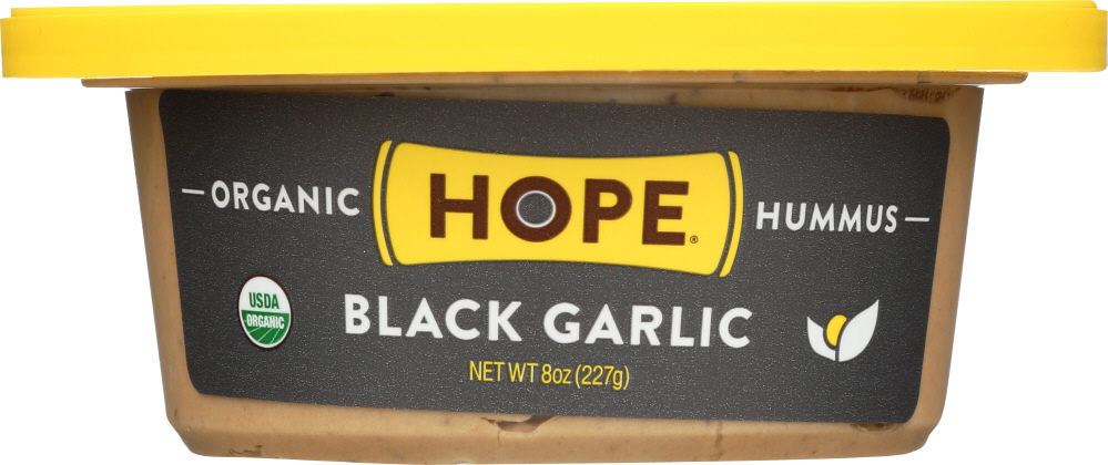 HOPE: Organic Hummus Black Garlic, 8 oz - 0850643007085