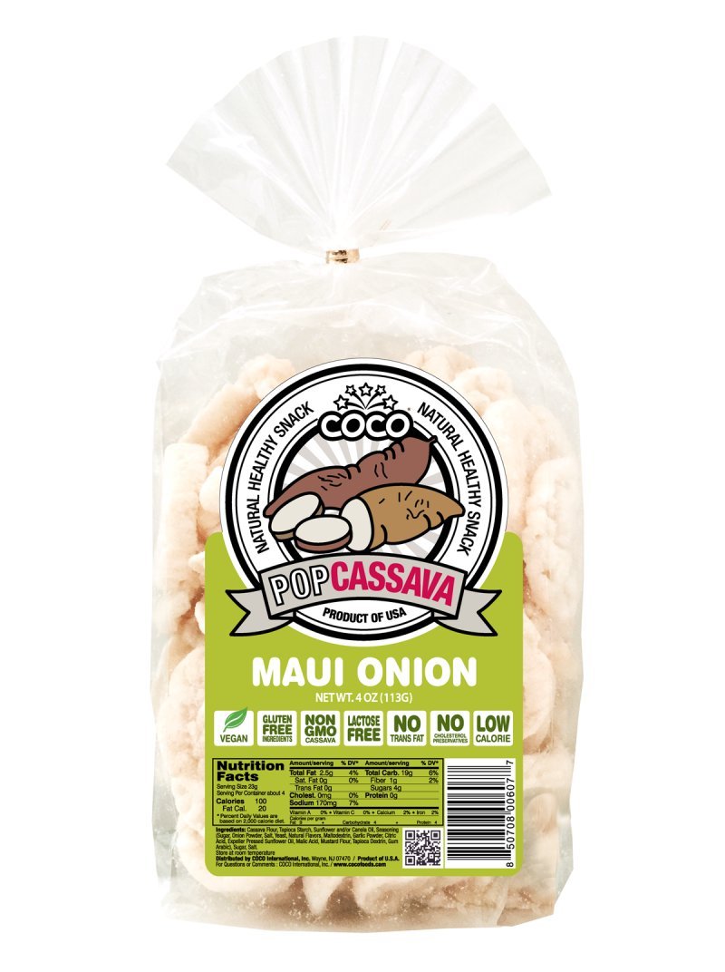 COCO LITE: Pop Cassava Maui Union, 4 oz - 0850708006077