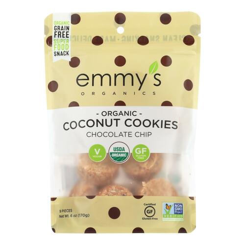 Emmy's Organics Chocolate Chip - Case Of 8 - 6 Oz. - 850711006057