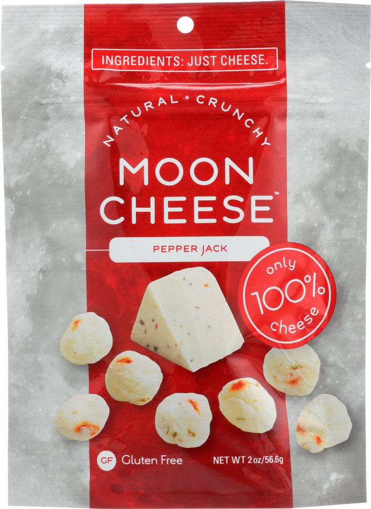 MOON CHEESE: Cheese Dried Pepper Jack, 2 oz - 0850808005017