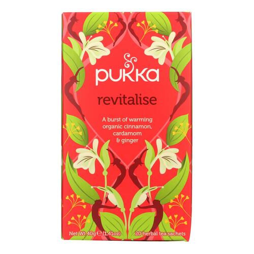 PUKKA HERBS: Revitalize Herbal Tea, 20 bg - 0850835000016