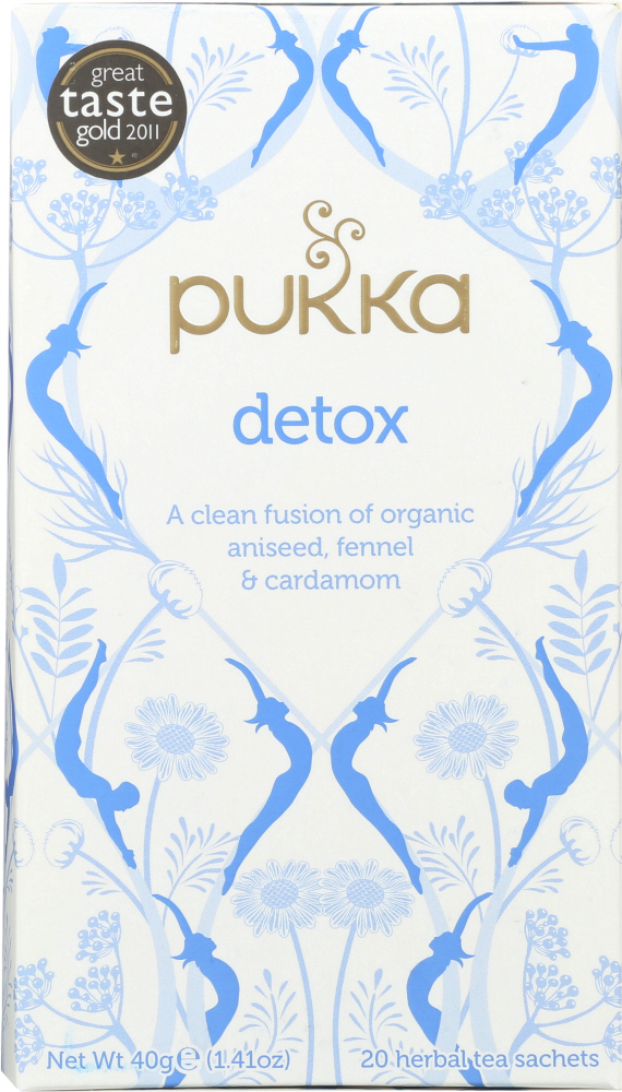 PUKKA HERBS: Organic Detox Herbal Tea, 20 bg - 0850835000122