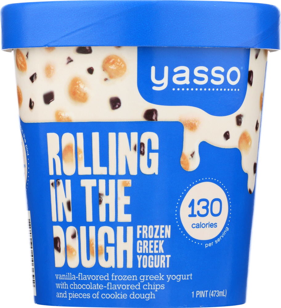 YASSO: Rolling in the Dough Frozen Greek Yogurt, 16 oz - 0851035003692