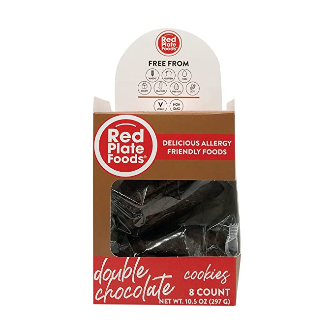  Red Plate Foods, Cookies Double Chocolate, 10.5 Ounce  - 851083005099