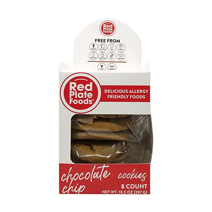  Red Plate Foods, Cookies Chocolate Chip 6 Count, 10.5 Ounce  - 851083005105