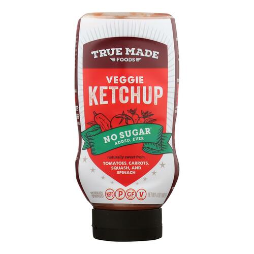 True Made Foods - Ketchup Squeeze Bottle - Case Of 6 - 17 Oz - 851099004017