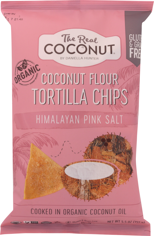 Himalayan Pink Salt Coconut Flour Tortilla Chips, Himalayan Pink Salt - 851186007044
