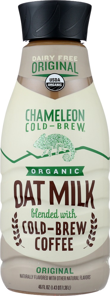 CHAMELEON COLD BREW: Oat Milk Cold Brew Coffee Original, 46 oz - 0851220003254