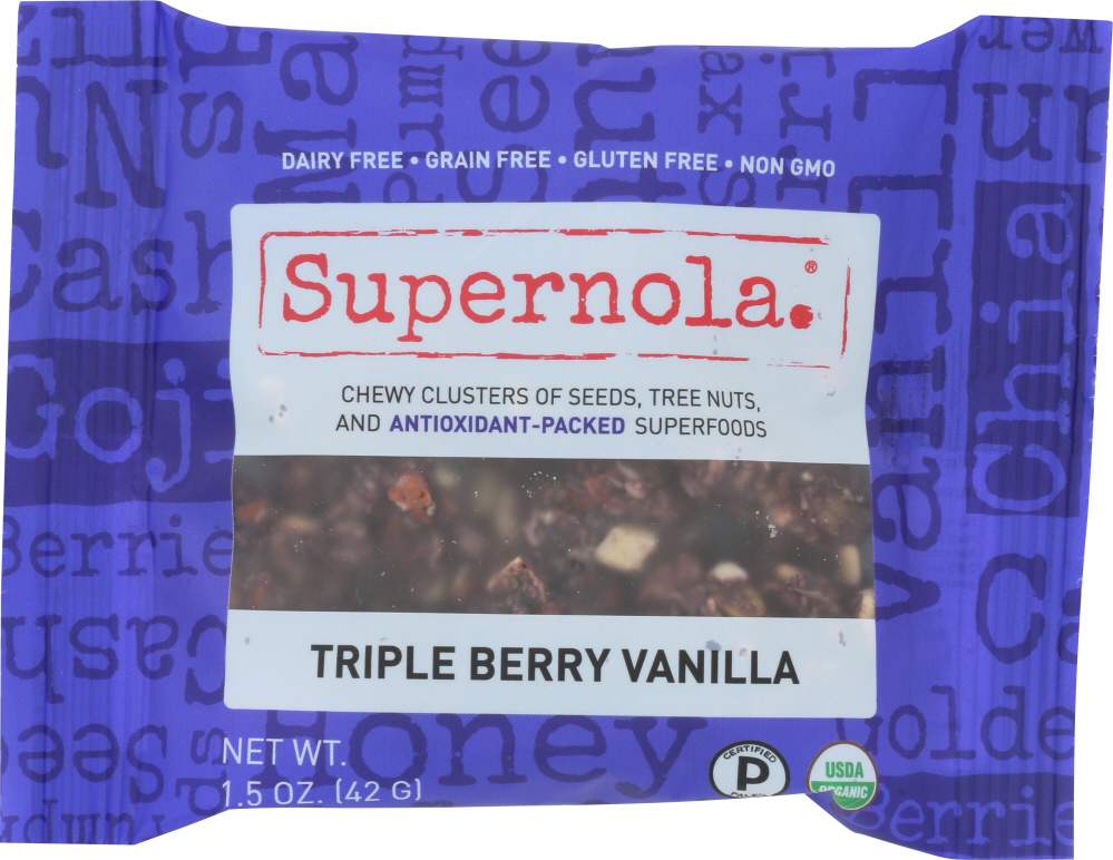 Triple Berry Vanilla Chewy Clusters, Triple Berry Vanilla - 851227008023