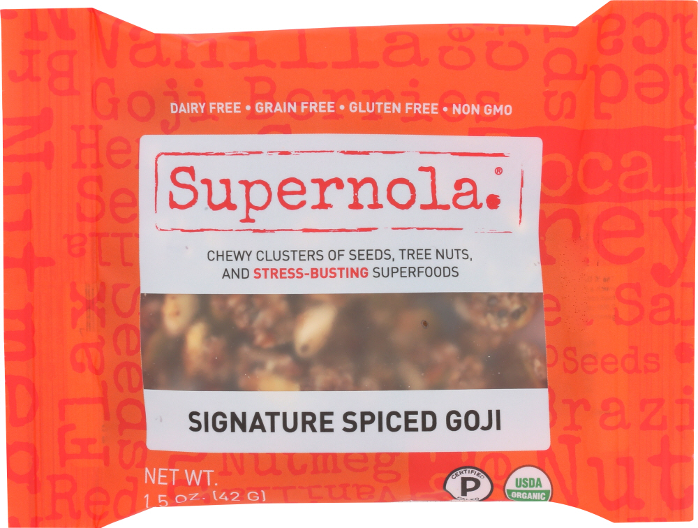 SUPERNOLA: Signature Spiced Goji Snack, 1.5 oz - 0851227008047