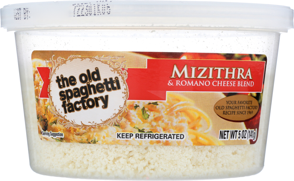 OLD SPAGHETTI: Mizithra & Romano Cheese Blend, 5 oz - 0851229005037