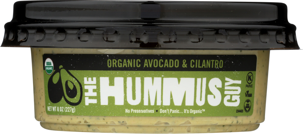 THE HUMMUS GUY: Organic Avocado & Cilantro, 8 oz - 0851368004403