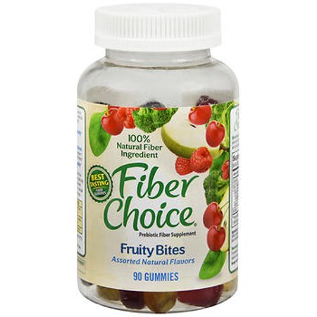 Fiber Choice Fruity Bites Assorted Natural Flavors, 90 Count (Packaging may vary) - 851409007103