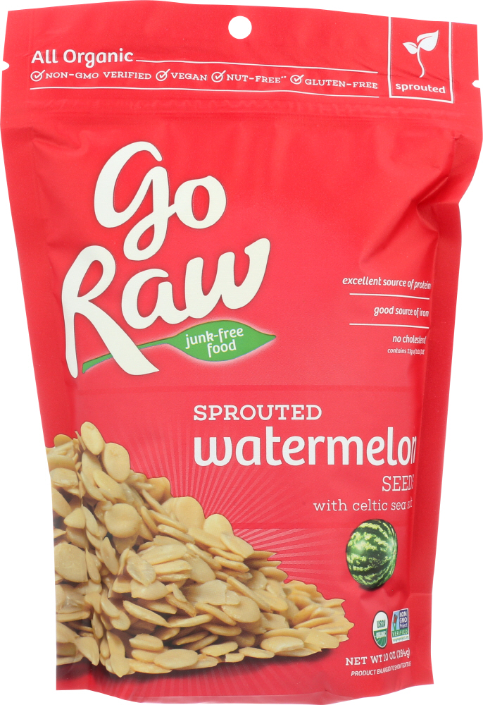 GO RAW: Seed Watermelon Sprouted, 10 oz - 0851489003002