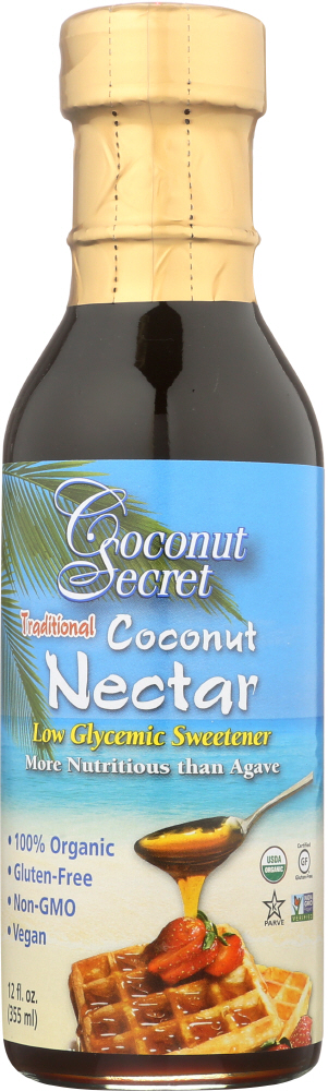 COCONUT SECRET: Organic Raw Coconut Nectar, 12 Oz - 0851492002016