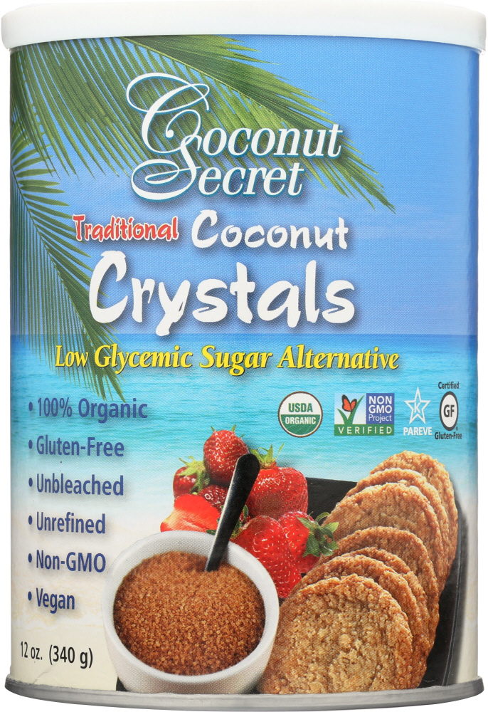 COCONUT SECRET: Raw Coconut Crystals, 12 Oz - 0851492002023