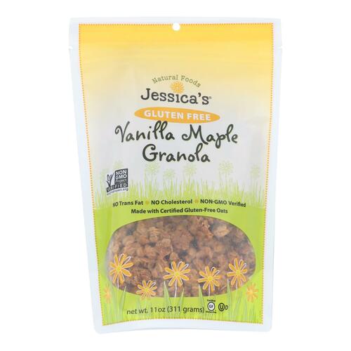 Jessica's Natural Foods Gluten Free Vanilla Maple Granola - Case Of 12 - 11 Oz - 851508002313