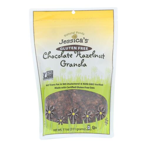 Natural Foods Jessica's Chocolate Hazelnut Granola - Case Of 12 - 11 Oz - 851508002344
