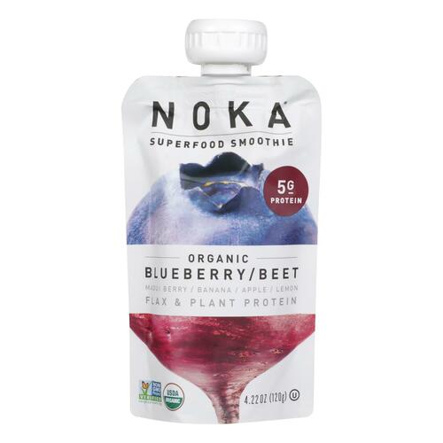 Noka Superfood Blueberry Beet Blend - Case Of 6 - 4.22 Oz - 851554006006