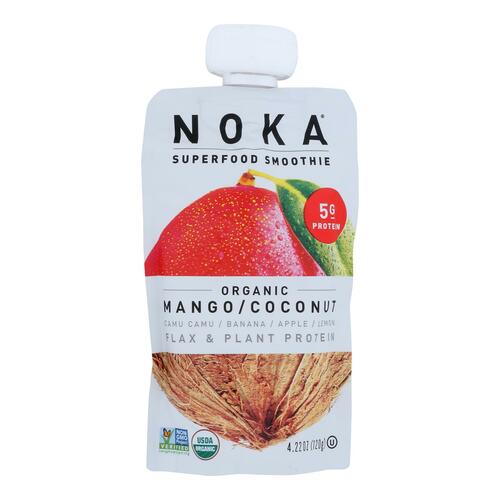 Noka Superfood Mango Coconut Blend - Case Of 6 - 4.22 Oz - 851554006020