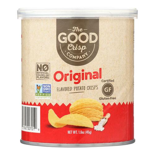 The Good Crisp Company Potato Crisps - Original - Case Of 12 - 1.6 Oz - 851562007019