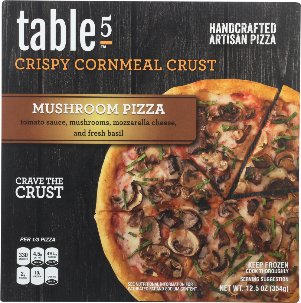 TABLE5 PIZZA: Mushroom Artisan Pizza, 12.5 oz - 0851614006328