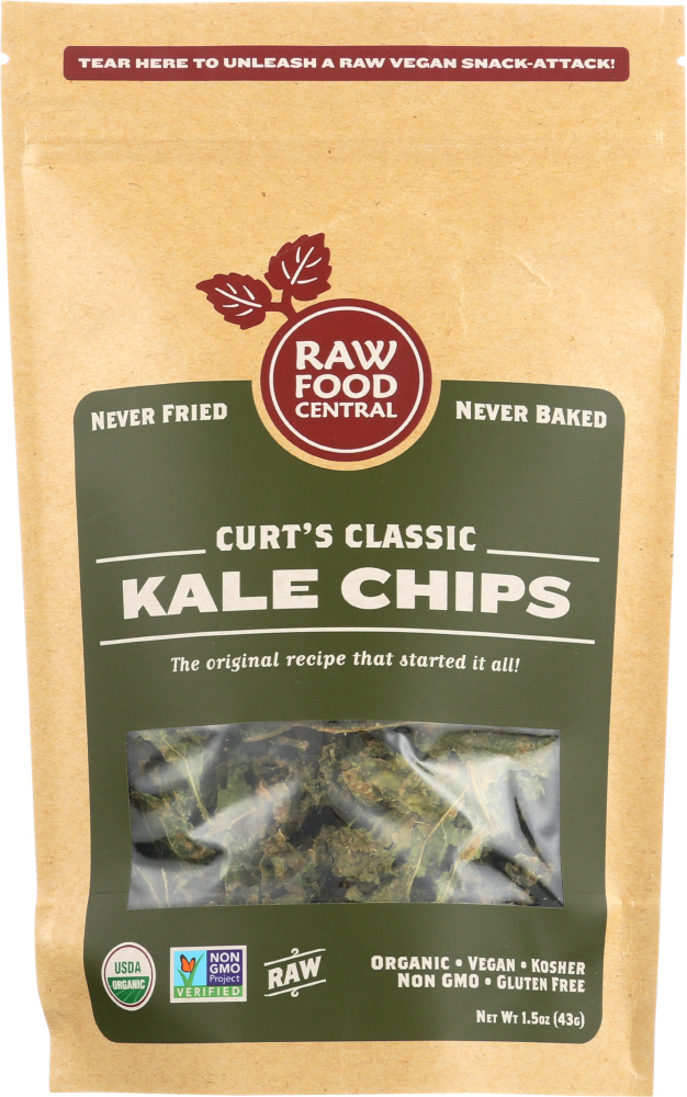 Raw Food Central, Curt'S Classic, Kale Chips - 851717005006