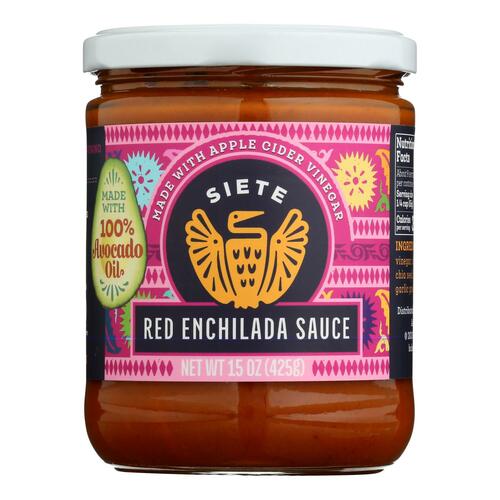 Siete - Sauce Red Enchilada - Case Of 6-16 Oz - 851769007737