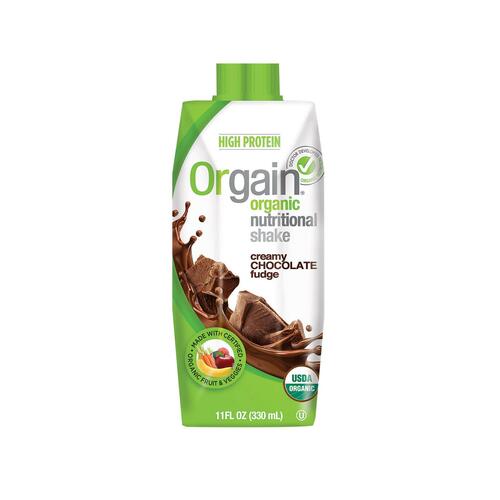 Orgain Organic Nutritional Shakes - Creamy Chocolate Fudge - 11 Fl Oz. - creamy