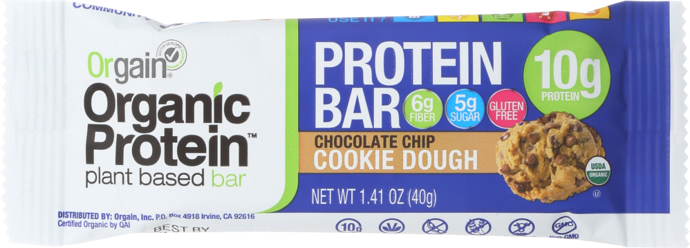 Chocolate Chip Cookie Dough Protein Bar, Chocolate Chip Cookie Dough - 851770006316