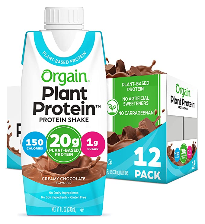 Creamy Chocolate Plant Based Protein Shake, Creamy Chocolate - creamy