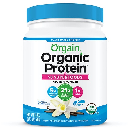 Vanilla Bean Plant Based Protein Powder & Superfoods, Vanilla Bean - 851770007351